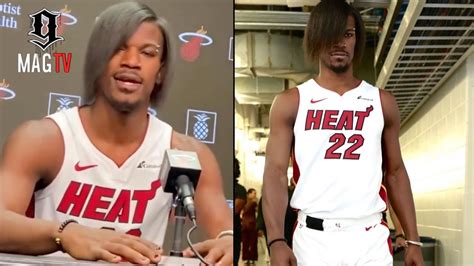 Miami Heat star Jimmy Butler showed up at the team&39;s Media Day with a new look that included a perm, fingernail polish and new piercings. . Jimmy butler perm